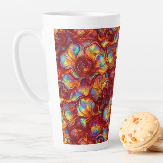 Rot | Chic Faux-Opal Milchtasse (Beispiel)