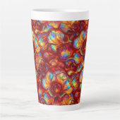 Rot | Chic Faux-Opal Milchtasse (Vorderseite)