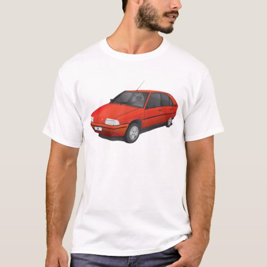 Rot Citroëns BX T-Shirt (Vorderseite)