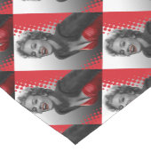 Rot CONJO2 punktiert Marilyn ZAZZ Kurzer Tischläufer (Ecke)