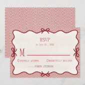 Rot-Creme-Overlay-Foto uAwg Einladung (Vorne/Hinten)