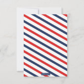 Rot danken Ihnen, Postdienst-Sammlung zu kardieren Dankeskarte (Rückseite)