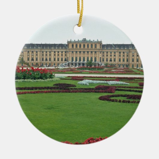 Rot das Shonbrunn Schloss der Habsburger, Wien, Keramik Ornament (Vorne)