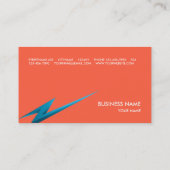 ROT DER VISITENKARTE-LIGHTNING3 VISITENKARTE (Rückseite)