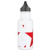 Rot des Stern-2 Trinkflasche (Links)