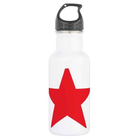 Rot des Stern-2 Trinkflasche (Vorderseite)
