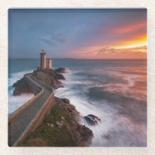 Rot des Vergnügens Glasuntersetzer (Vorderseite)