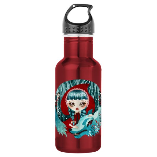 Rot des Waldes Trinkflasche (Vorderseite)