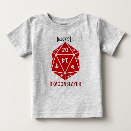 Rot die fantastisches Geek-Kleid Baby T-shirt (Vorderseite)