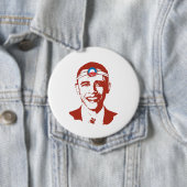 Rot Dr. Obama Button (Beispiel)