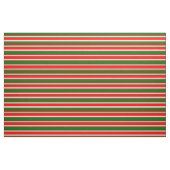 Rot, dunkelgrün, Tan und hellzykfarbene Linien Stoff (Fat Quarter (45,7 x 55,9 cm))