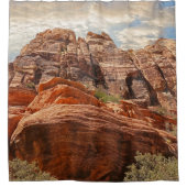 Rot Duschvorhang (Vorderseite)