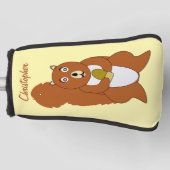Rot Eichhörnchen Design Golf Headcover (Vorderseite)