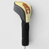 Rot Eichhörnchen Design Golf Headcover (angewinkelt)