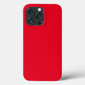 Rot elegant minimalistisch Case-Mate iPhone hülle (Rückseite)