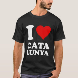Rot Er Ich liebe Katalonien T-Shirt
