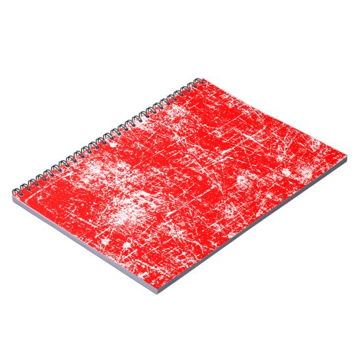 Rot erschüttert notizblock (Linke Seite)