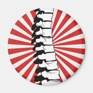 Rot-Explosions-Dorn-Magnet Magnet