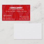 Rot flammt Visitenkarte (Vorne/Hinten)