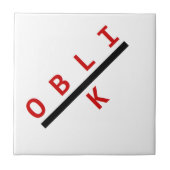 Rot Fliese (Vorderseite)