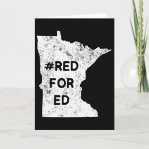Rot für Ed Minnesota Lehrer Öffentliche Bildung fü Karte