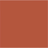 Rot gebrannt (feste Farbe) Aufkleber (Vorderseite)