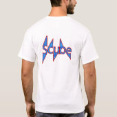 Rot gegen Blau T-Shirt (Rückseite)