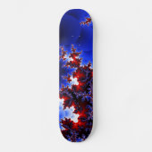 Rot gegen blaue Skateboards (Vorderseite)