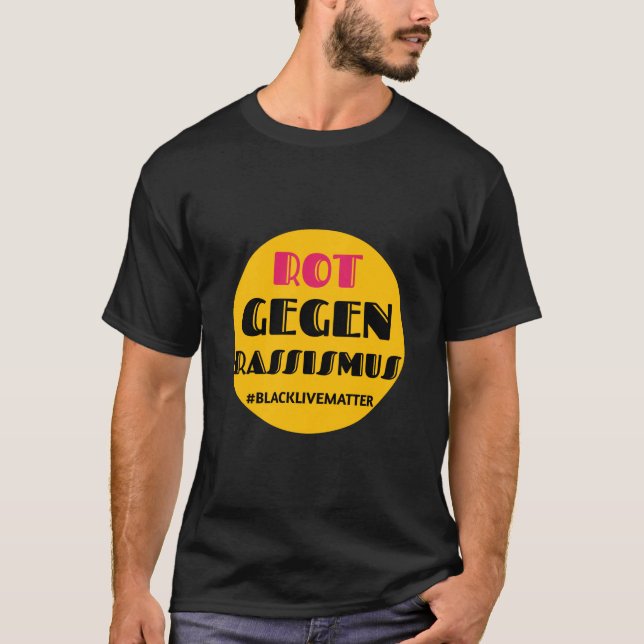 Rot gegen rassismus T-Shirt (Vorderseite)