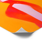 rot gekleidet poster (Ecke)