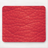 Rot geknittertes Imitat weiches ledernes Mousepad (Vorne)
