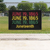 Rot Gelb am 19. Juni 1865 19 Juni Banner (Insitu)