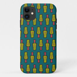 Rot, gelb, Aquamarin, Tribal-Muster iPhone 5/5s Fa Case-Mate iPhone Hülle