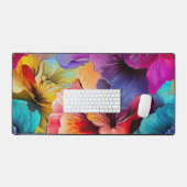 Rot gelb Aquamariner Lila Alkohol Tinte Schreibtischunterlage (Tastatur & Maus)