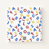 Rot-Gelb-Blau-ABC-Buchstaben Notes Bullet Journal Notizblock (Rückseite)