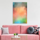 Rot Gelb Blau Moderne Abstrakte Kunst Leinwanddruck (Insitu (Wohnzimmer))