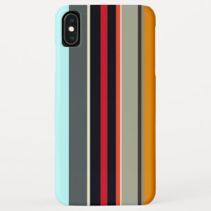 Rot-Gelb-Blau-Silber-Multicfarbene Streifen Case-Mate iPhone Hülle