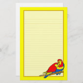 Rot-Gelb-Blaue-Liebesgeburten Fein-Linde-Geschirr Briefpapier (Vorne/Hinten)