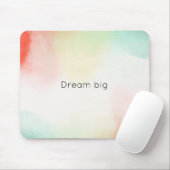 Rot-Gelb-Blüte-Gefärbte Krawatte Mousepad (Mit Mouse)