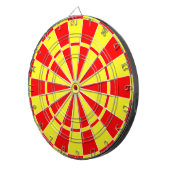 Rot & Gelb Dartscheibe (Vorderseite rechts)