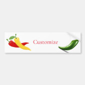 Rot-Gelb-Grün-Chili-Paprikaschoten Thunder_Cove Autoaufkleber (Vorne)