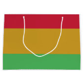 Rot-gelb-grün Jungsteinzeit Farben Große Geschenktüte (Vorderseite)