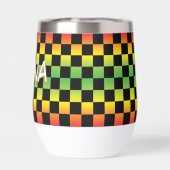 Rot-Gelb-grüne Rasta Ombre (Rückseite)