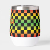 Rot-Gelb-grüne Rasta Ombre (Rückseite)