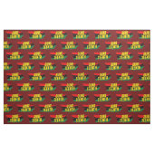 Rot-gelb-grüne schwarze Streifen Stoff (Fat Quarter (45,7 x 55,9 cm))