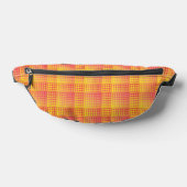 Rot Gelb Karo abstraktes Muster Bauchtasche (Ablage )