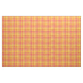 Rot Gelb Karo abstraktes Muster Stoff (Fat Quarter (45,7 x 55,9 cm))