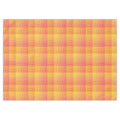 Rot Gelb Karo abstraktes Muster Tischdecke (Vorderseite (Horizontal))