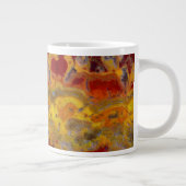 Rot-Gelb-Kräuterjäger Jumbo-Tasse (Rechts)