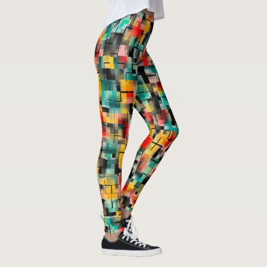 Rot-Gelb Leggings (Rechts)